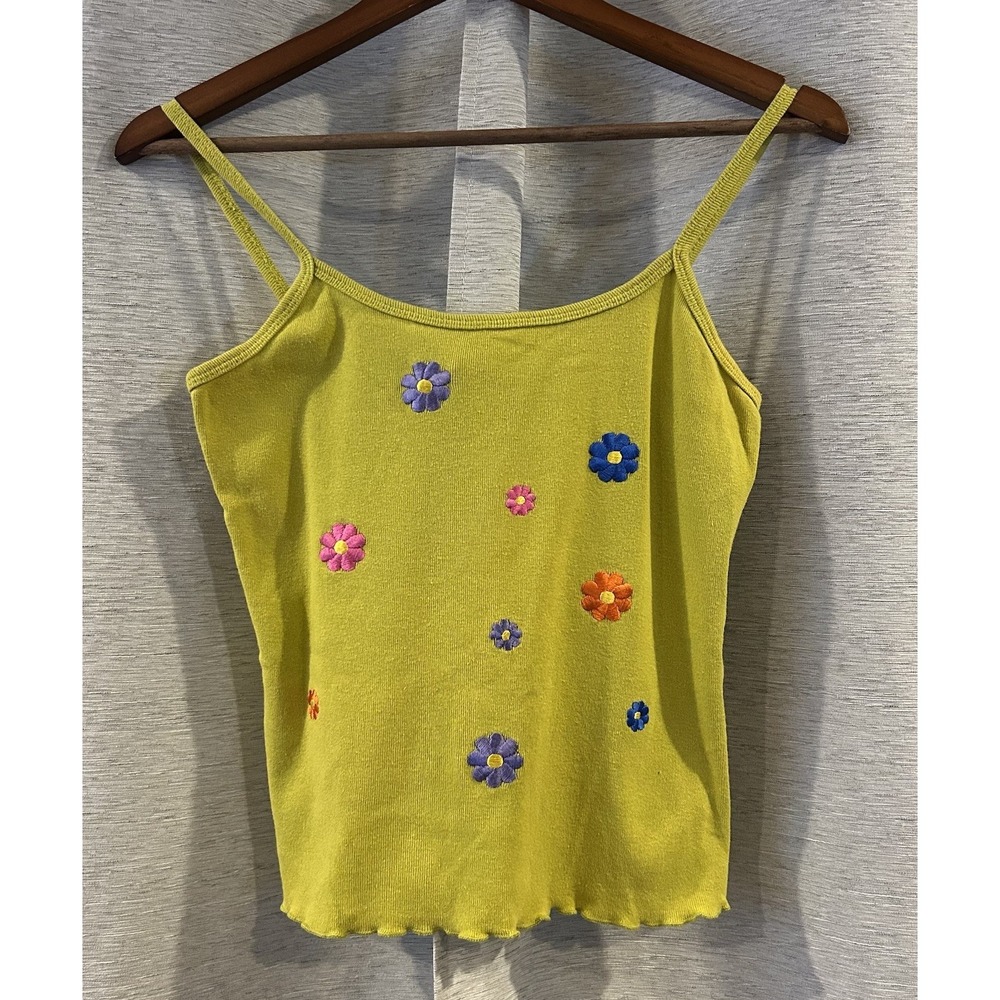Vintage Y2K Next Era Cami Tank Top L Floral Coquette Fairy Soft‎